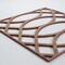 Ekena Millwork Large Montrose Decorative Fretwork Wood Wall Panels, Walnut, 23 3/8"W x 23 3/8"H x 3/8"T WALW24X24X0375MNTWA - alternate 5